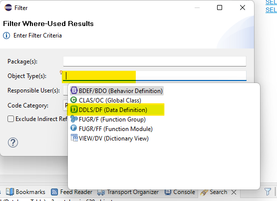 abap code data services cds step 3
